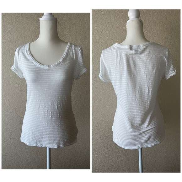 Banana Republic cotton/rayon scoop neck t-shirt xs - Picture 1 of 2